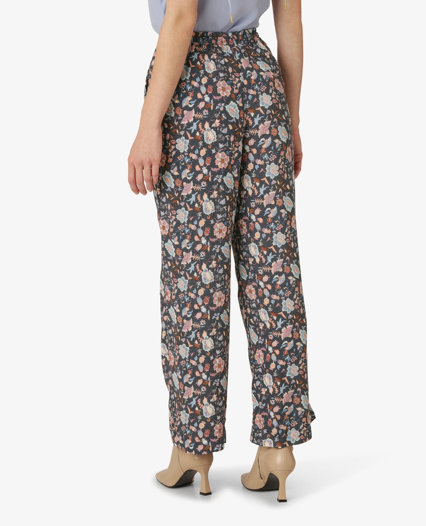 FLORAL MOSS TROUSERS