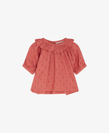 BABY STRUCTURED DOT BLUS